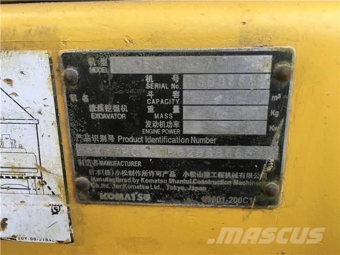 Komatsu PC 200-7 Roomikekskavaatorid