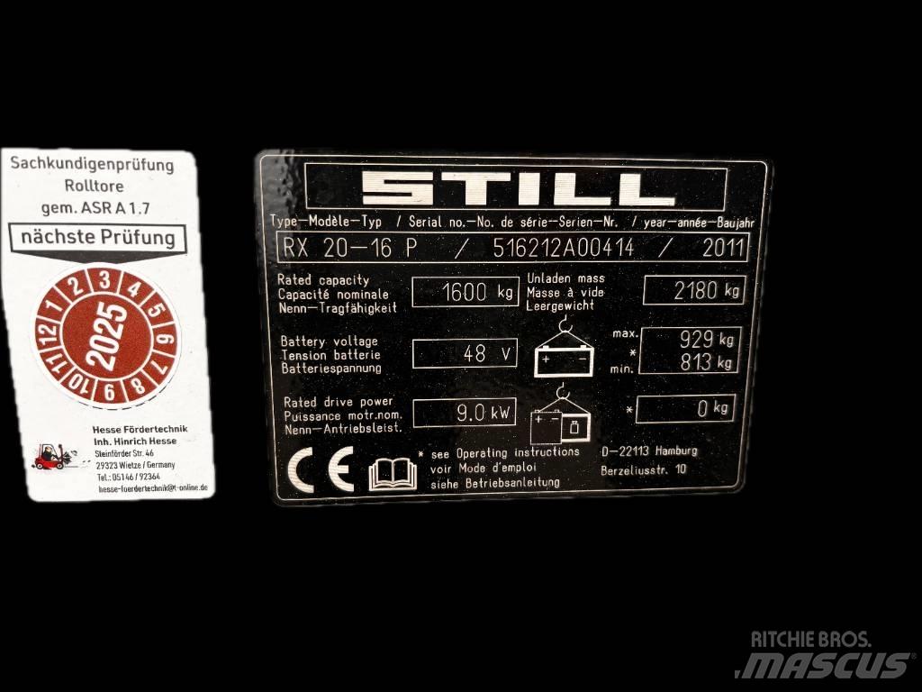 Still RX20-16P Elektritõstukid