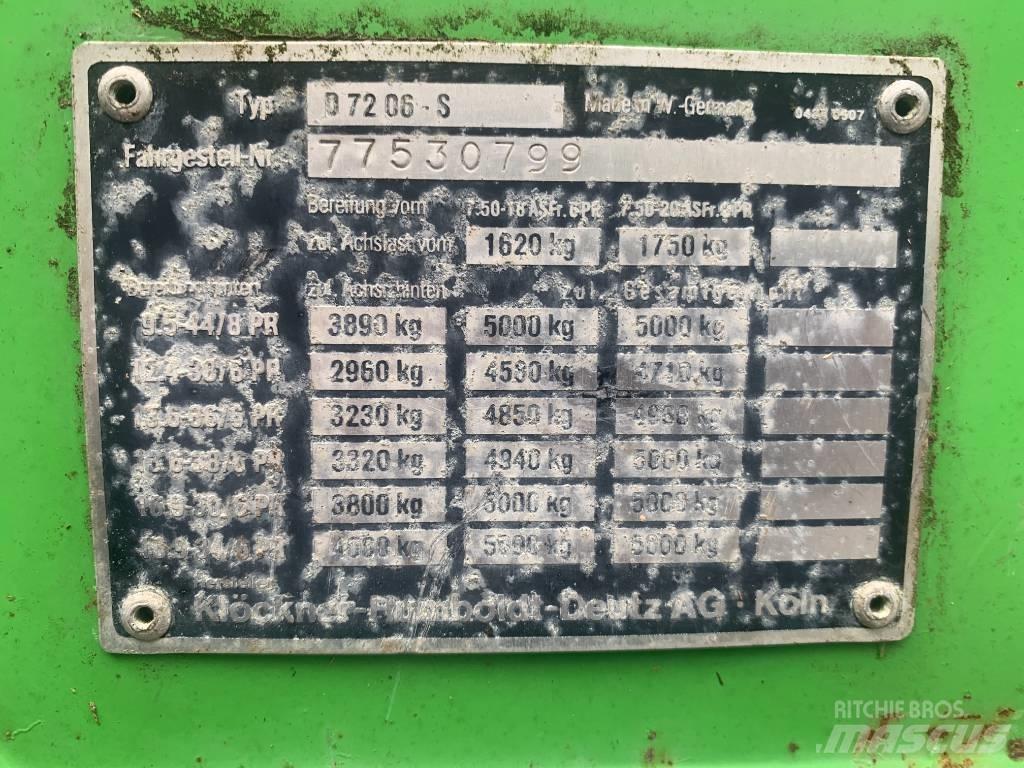 Deutz-Fahr D7207C Traktorid