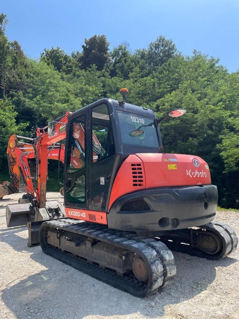 Kubota KX 080-4 Väikeekskavaatorid 7t-12t