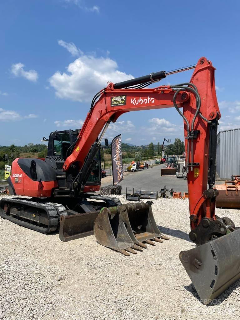 Kubota KX 080-4 Väikeekskavaatorid 7t-12t