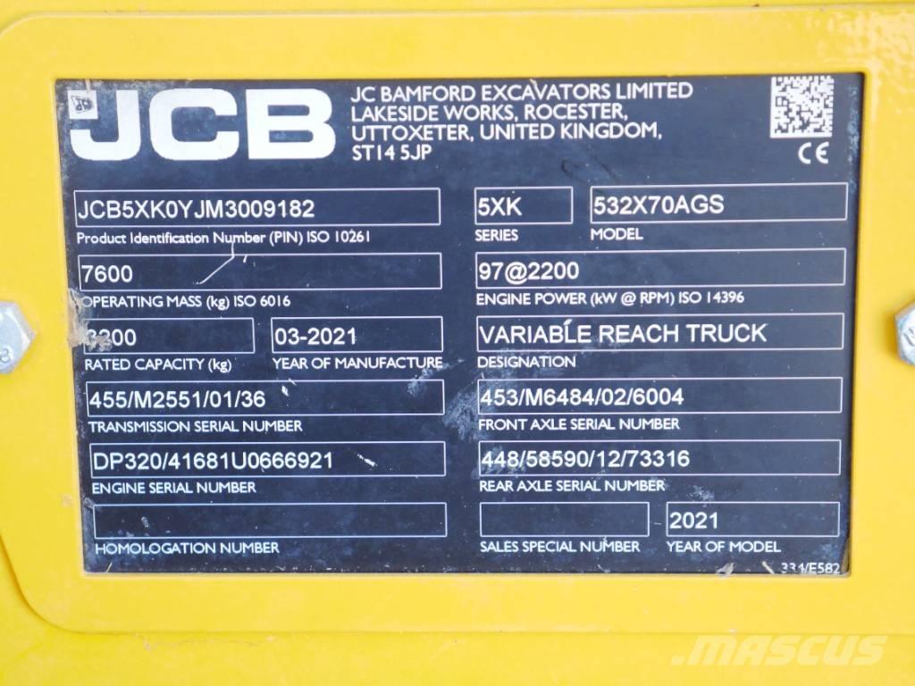 JCB 532-70 Teleskooplaadurid