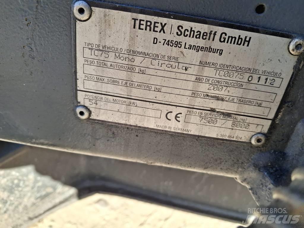 Terex TC 75 Väikeekskavaatorid 7t-12t