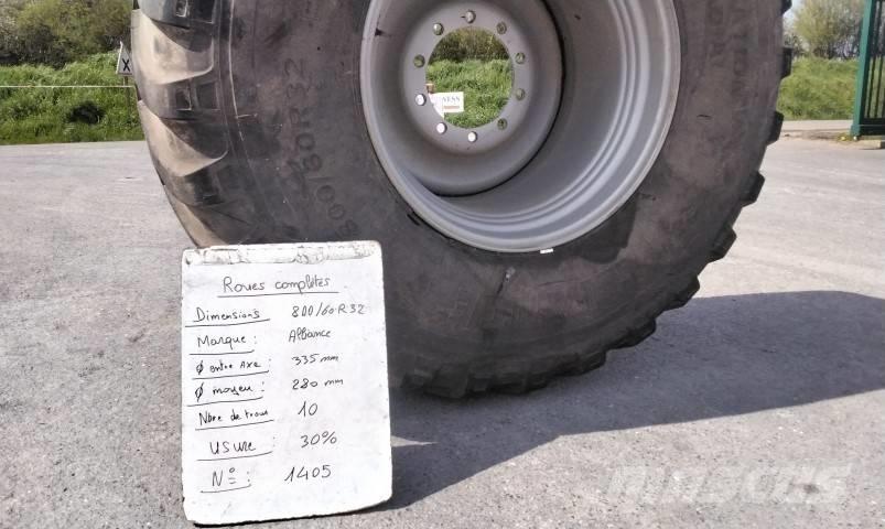 Alliance 800/60R32 Rehvid, rattad ja veljed