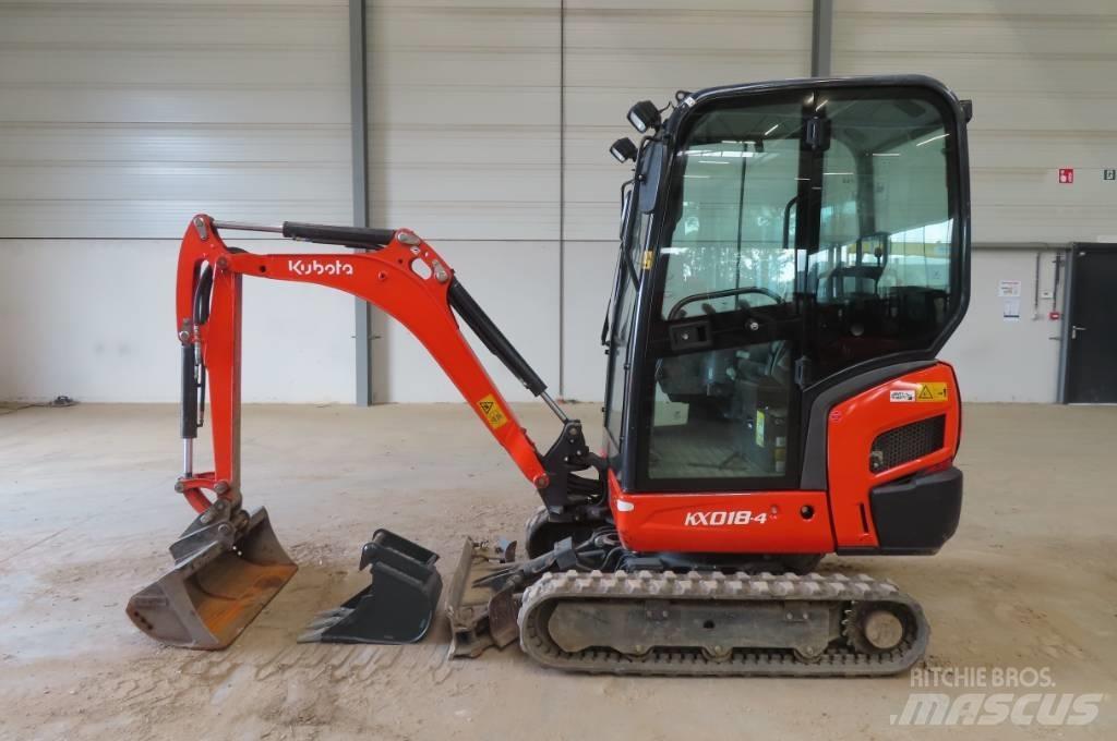 Kubota KX 018-4 Miniekskavaatorid < 7 t