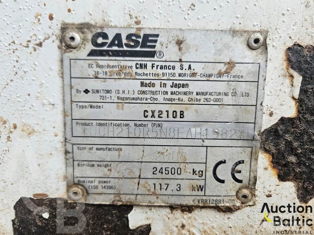 CASE CX 210 B Roomikekskavaatorid