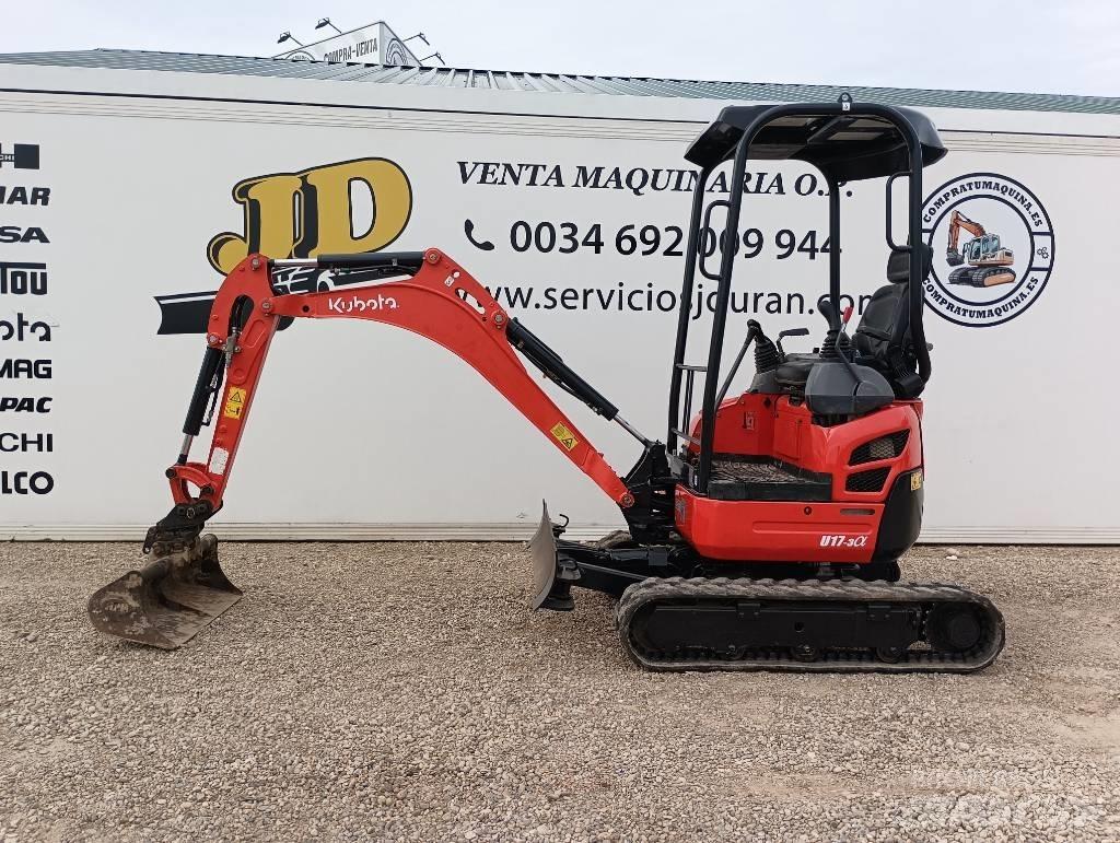 Kubota U 17-3 Miniekskavaatorid < 7 t