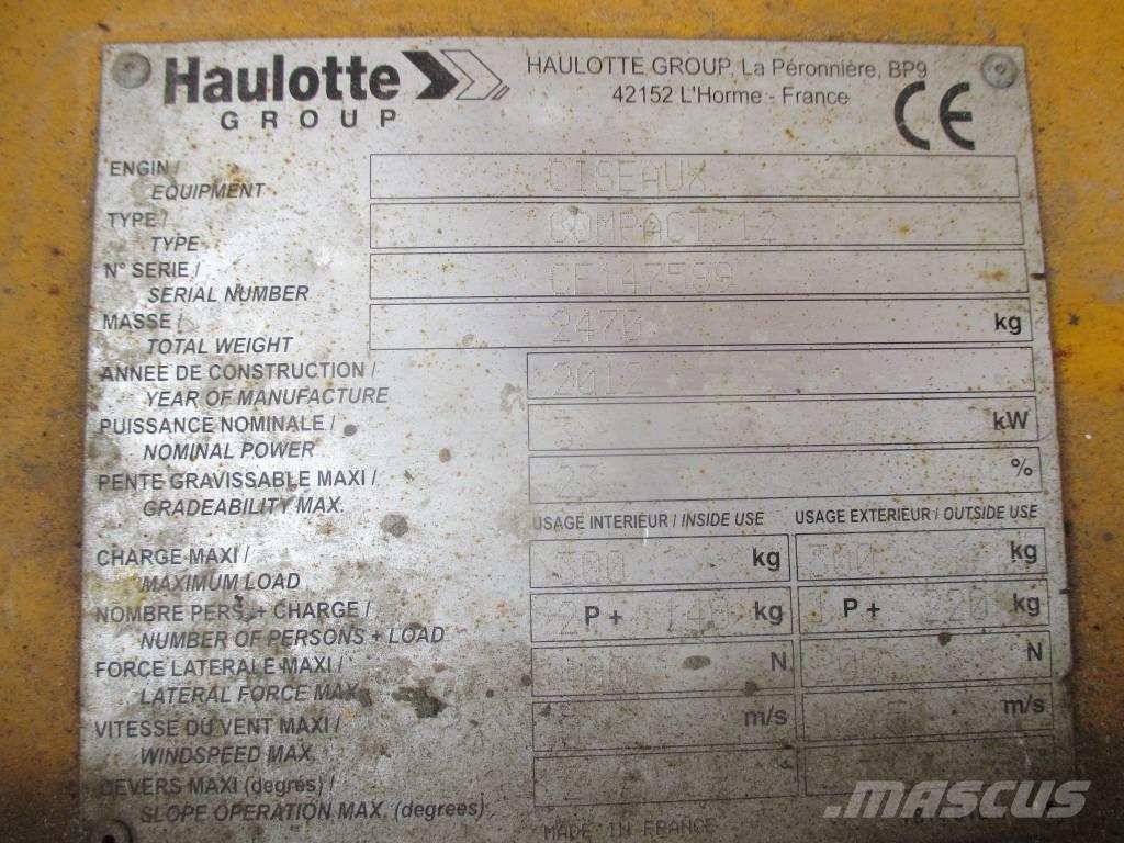Haulotte Compact 12 Käärtõstukid