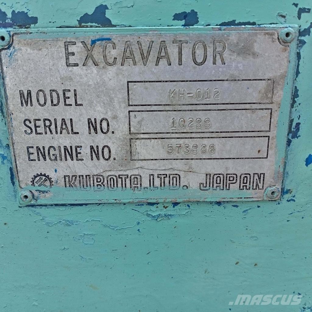 Kubota KH 012 Miniekskavaatorid < 7 t