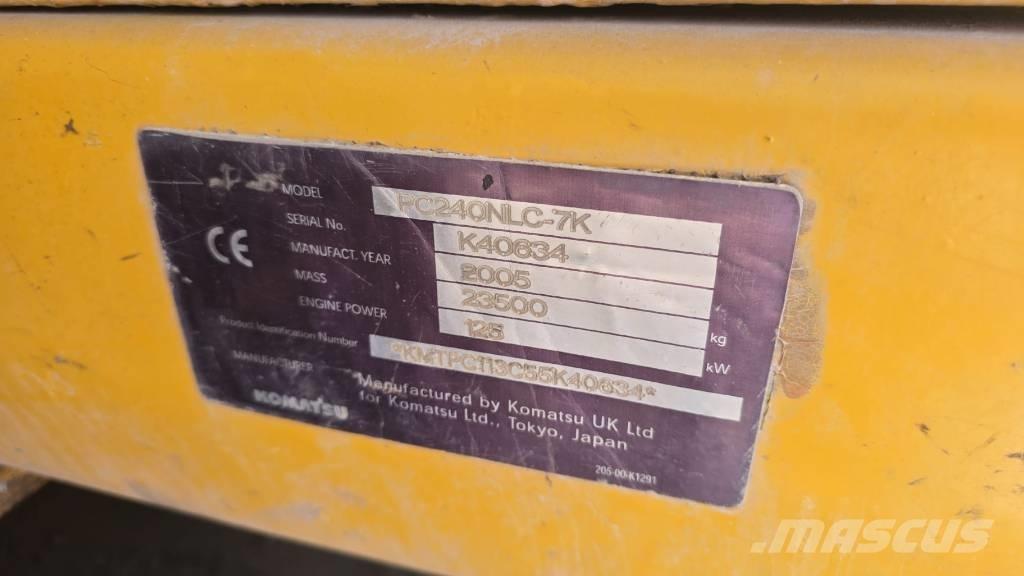 Komatsu PC 240 NLC-7 Roomikekskavaatorid
