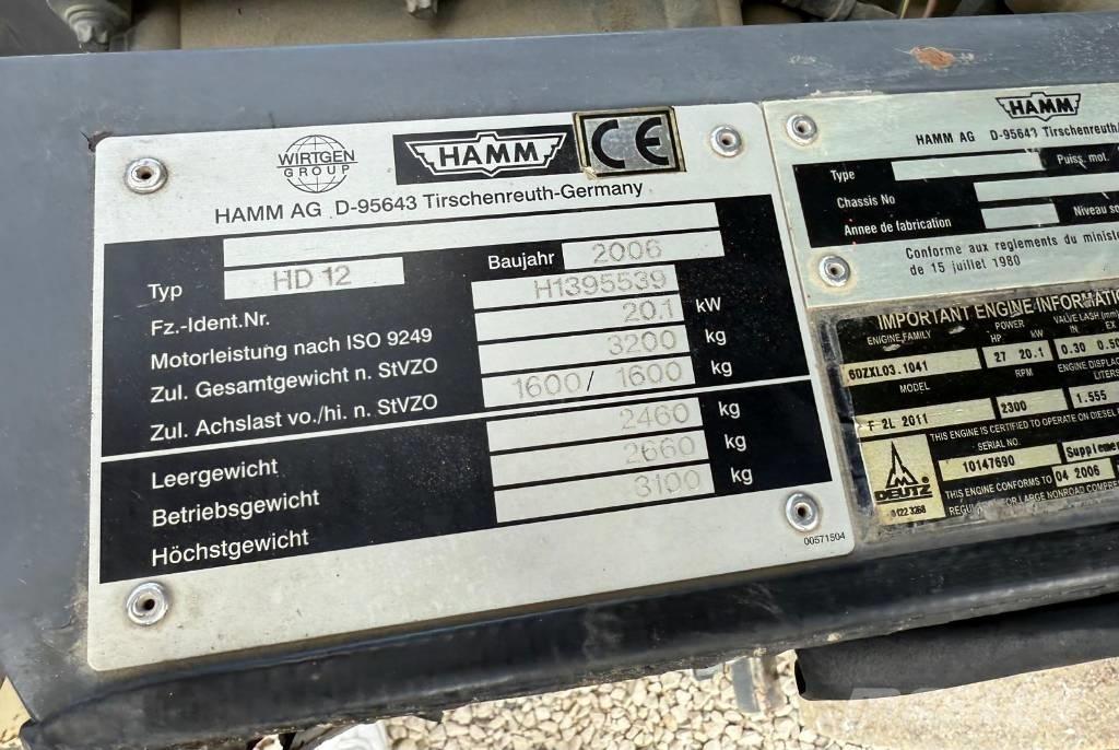 Hamm HD 12 Tandemrullid