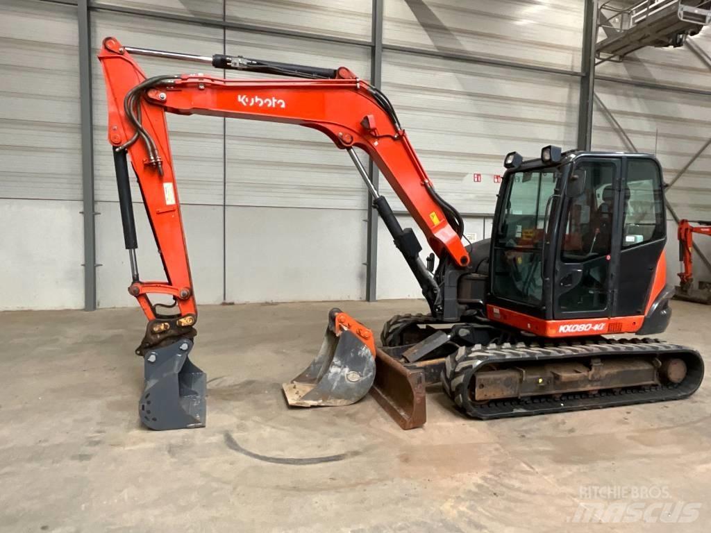 Kubota KX 080-4 A Väikeekskavaatorid 7t-12t