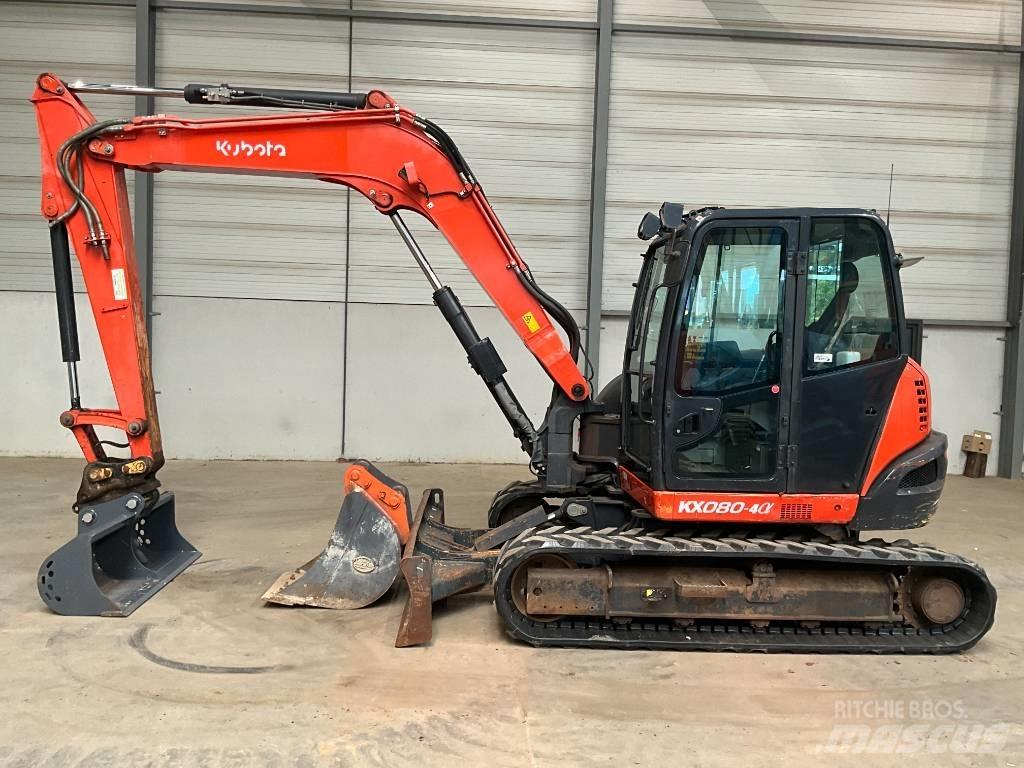 Kubota KX 080-4 A Väikeekskavaatorid 7t-12t