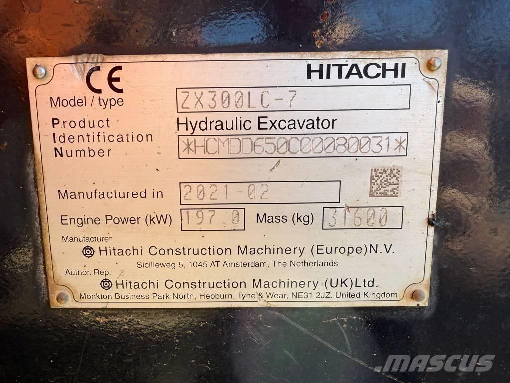 Hitachi ZX 300 LC-7 Roomikekskavaatorid