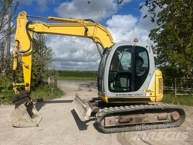 New Holland E 70 SR Väikeekskavaatorid 7t-12t