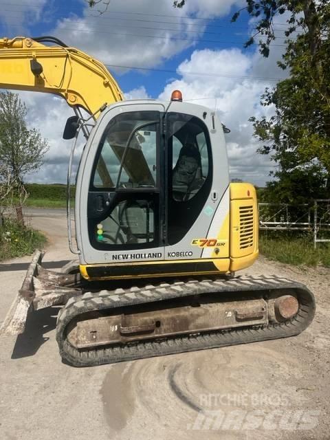 New Holland E 70 SR Väikeekskavaatorid 7t-12t