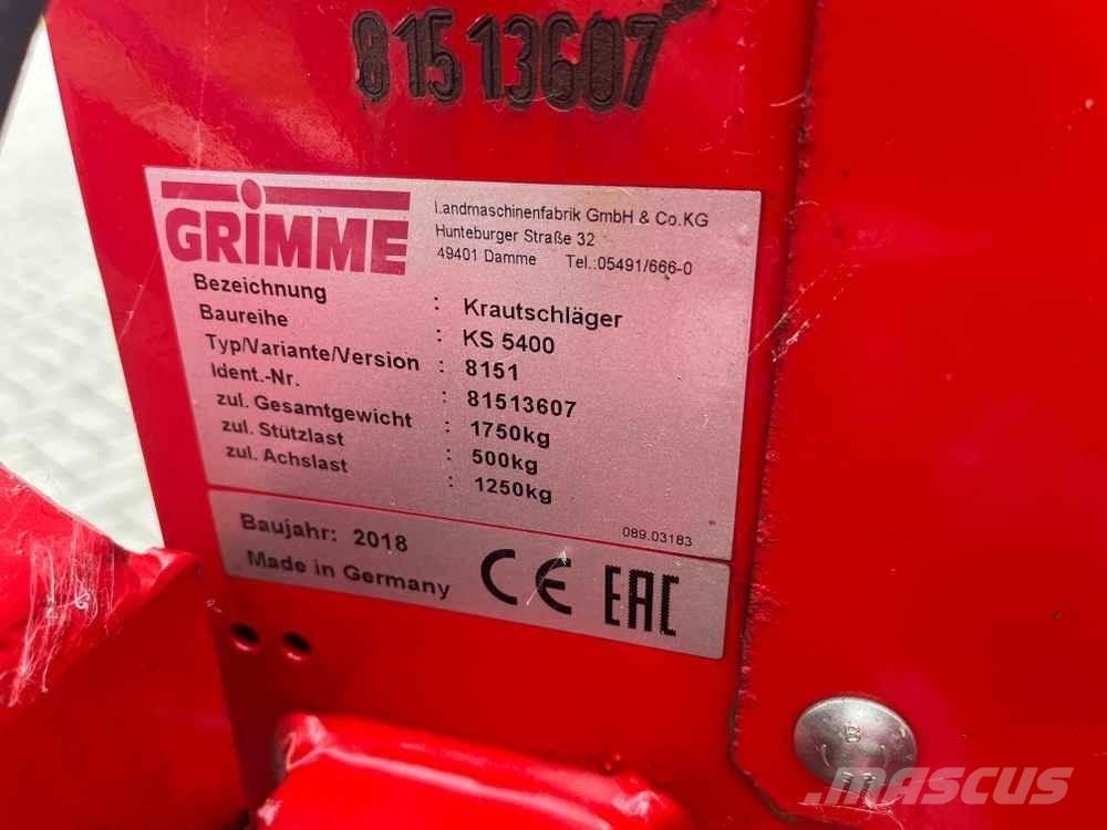 Grimme KS 5400 Kartulitehnika - Muud