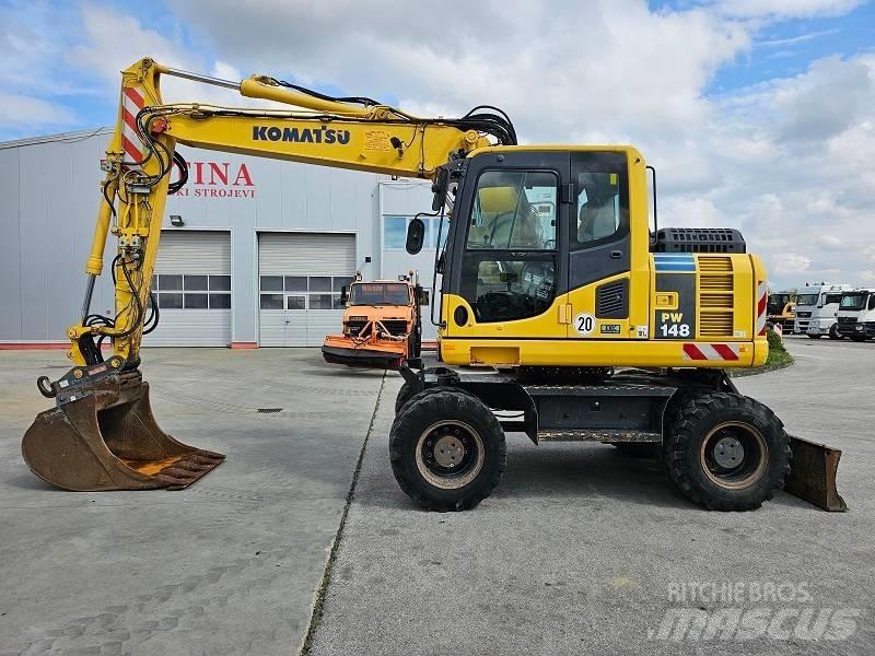 Komatsu PW 148-8 Ratasekskavaatorid