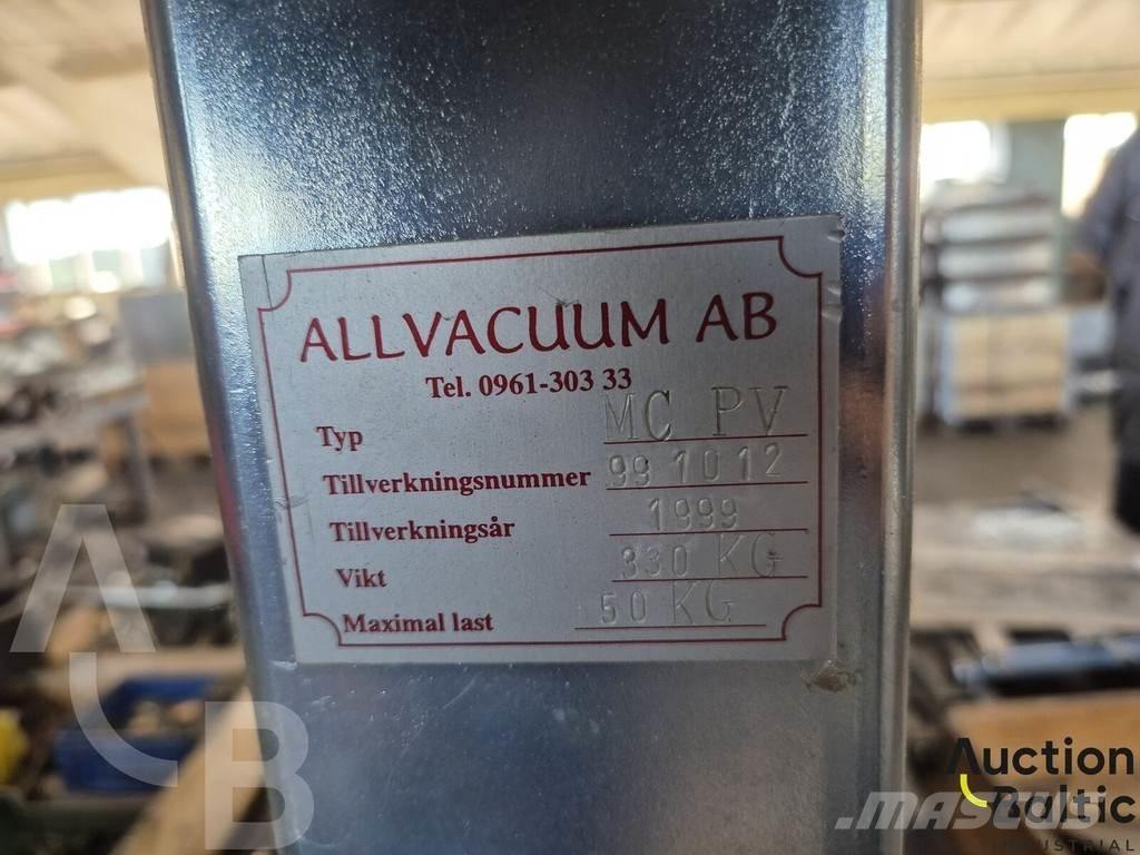  Allvacuum MC PV Muud tõstukid ja platvormid