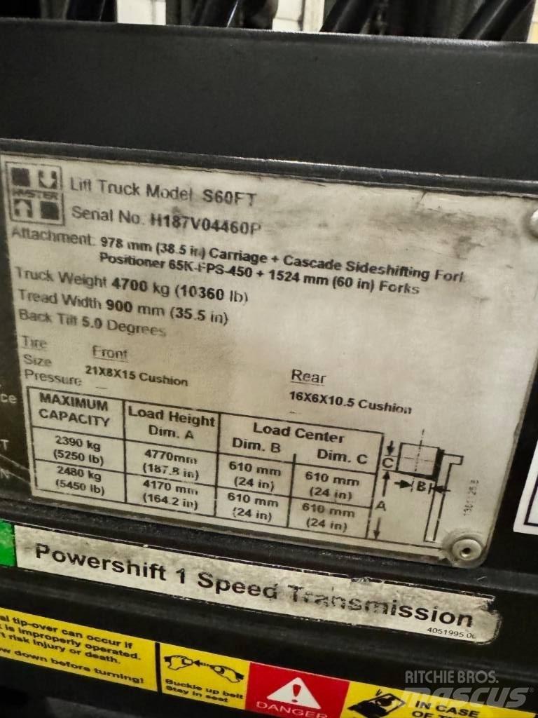 Hyster S 60 FT Kahveltõstukid - muud