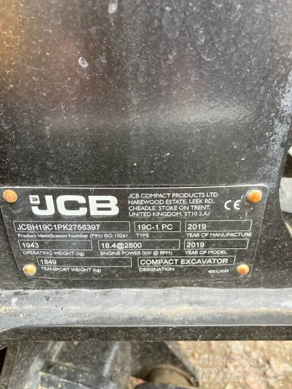 JCB 19 C-1 Miniekskavaatorid < 7 t