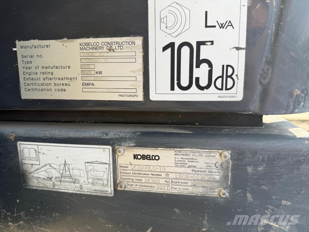 Kobelco SK 300 Roomikekskavaatorid