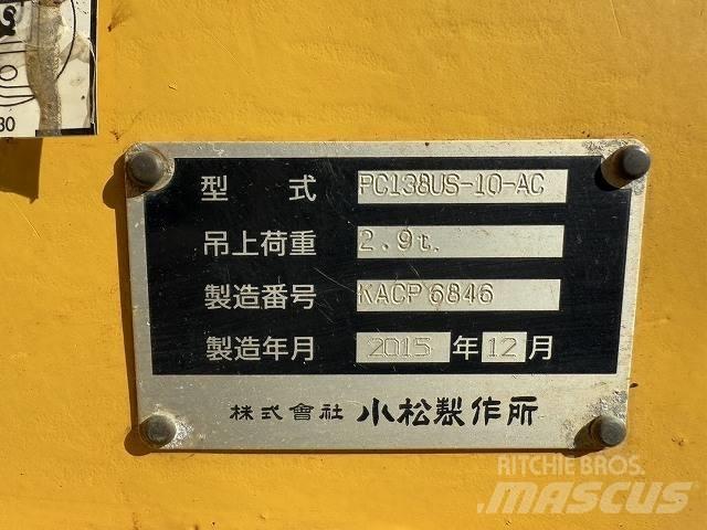 Komatsu PC 138 US-10 Roomikekskavaatorid