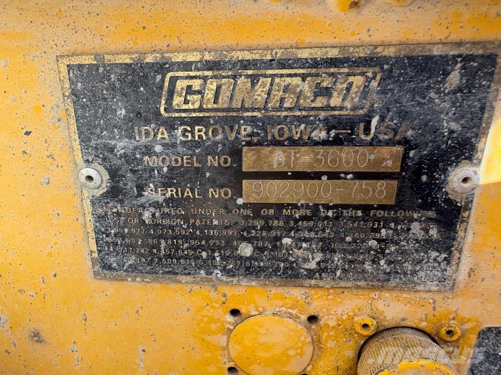 Gomaco GT 3600 Betoonilaoturid