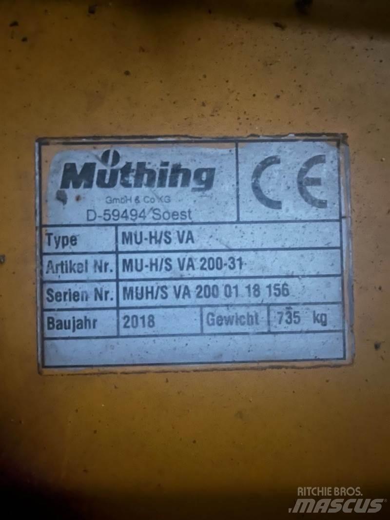 Müthing MU- H/S V A Muu silokoristustehnika