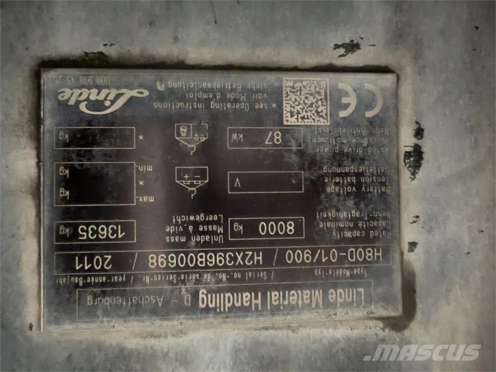 Linde H80D-01/900 Diiseltõstukid