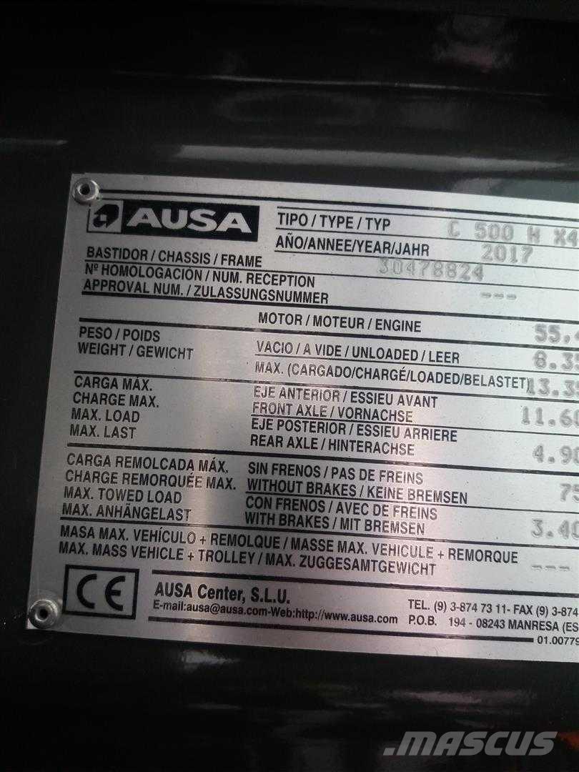Ausa C500 HX4 Maastikutõstukid