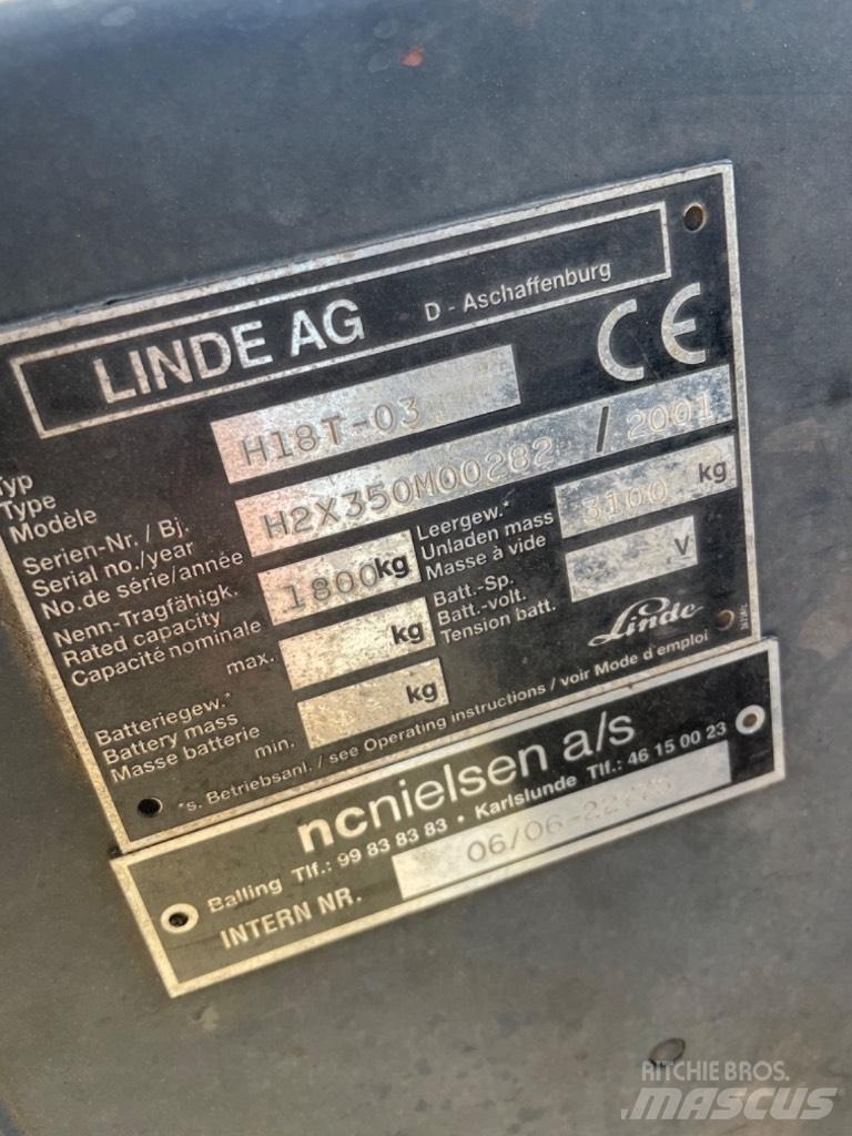 Linde H 18 T Gaasitõstukid