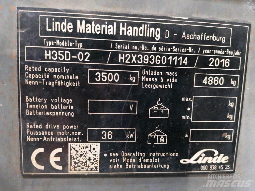 Linde H35D-02 Diiseltõstukid