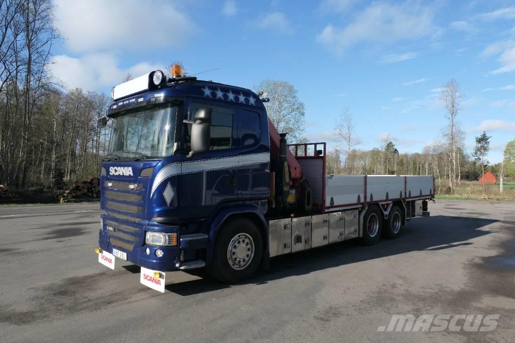 Scania G450 6x2 Kraanaga veokid