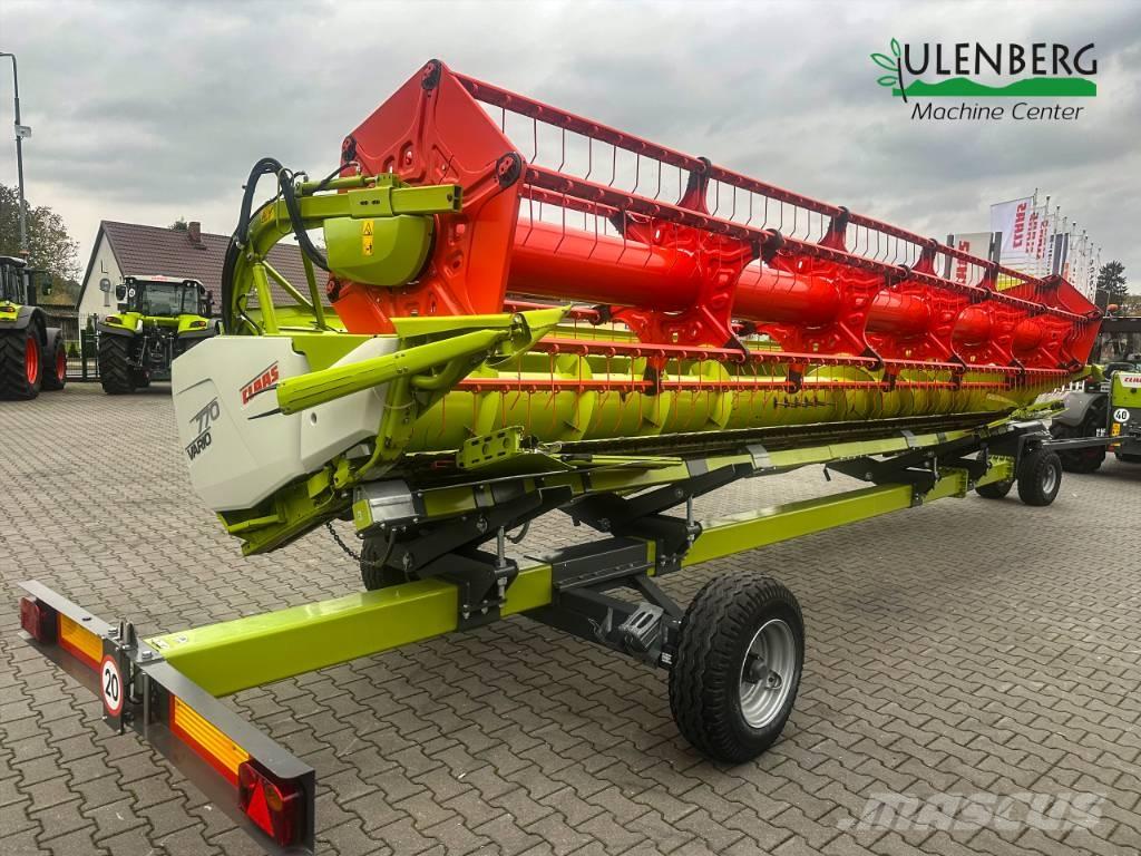 CLAAS Vario 770 Lisavarustus ja komponendid