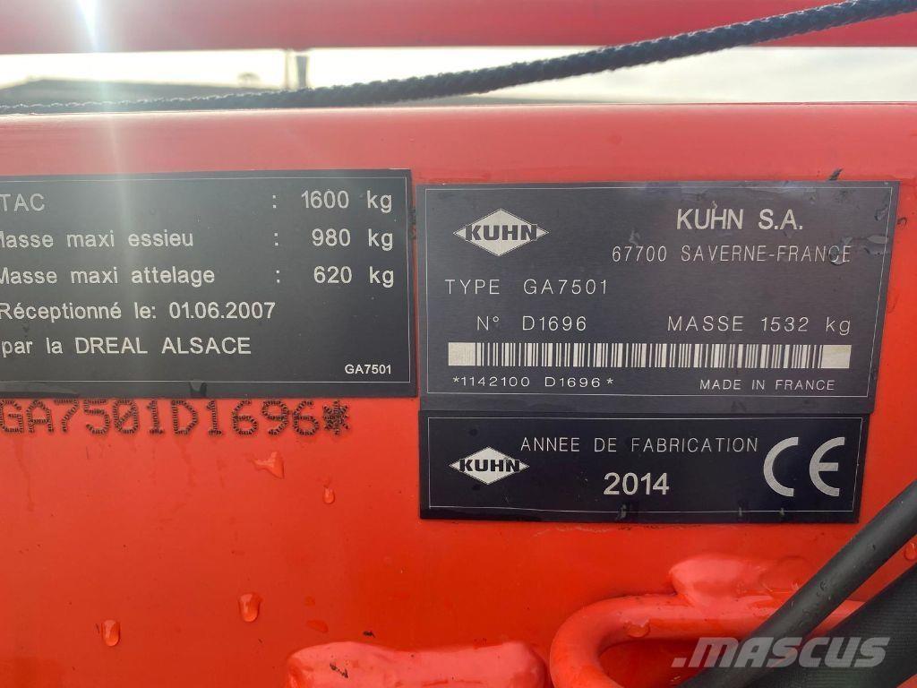Kuhn GA 7501 Vaalutid