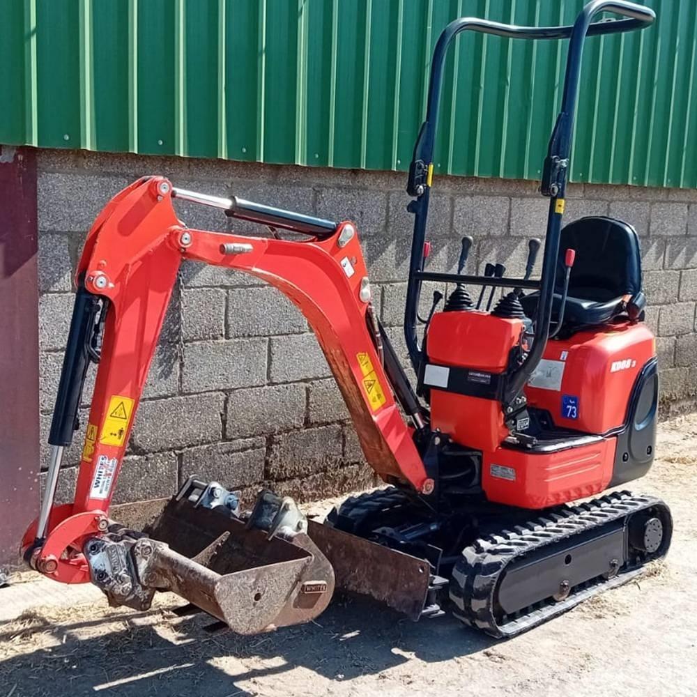 Kubota K 008-3 Miniekskavaatorid < 7 t