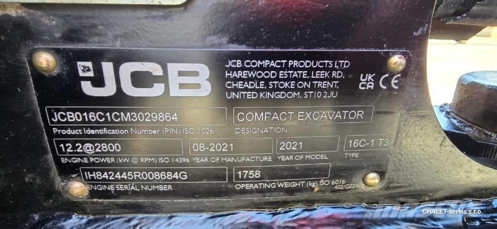 JCB 16 C-1 Miniekskavaatorid < 7 t