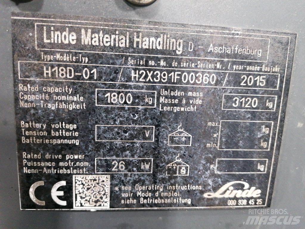 Linde H18D-01 Gaasitõstukid