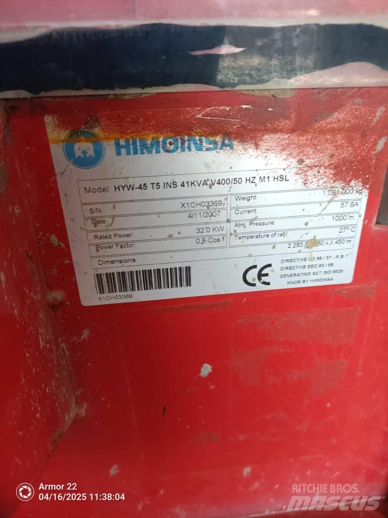 Himoinsa HYW 45 Diiselgeneraatorid