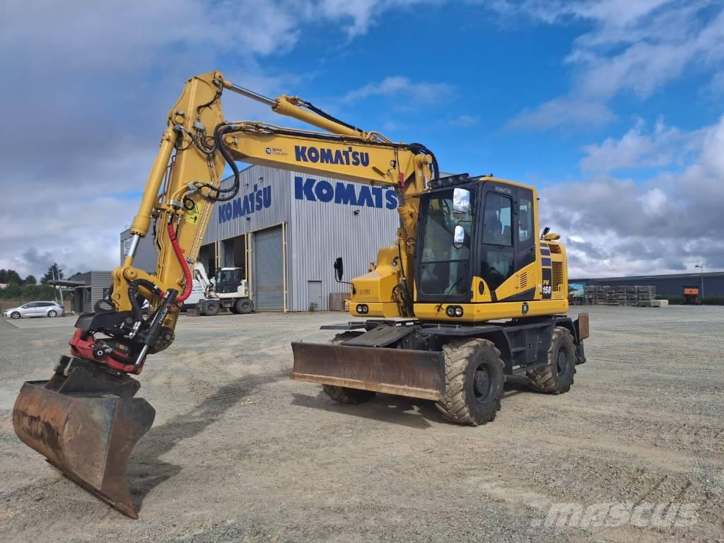 Komatsu PW158-11 Ratasekskavaatorid