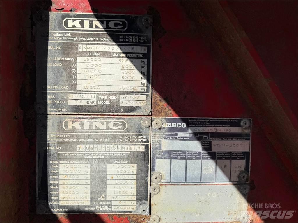 King PPV Lavetti Raskeveo poolhaagised