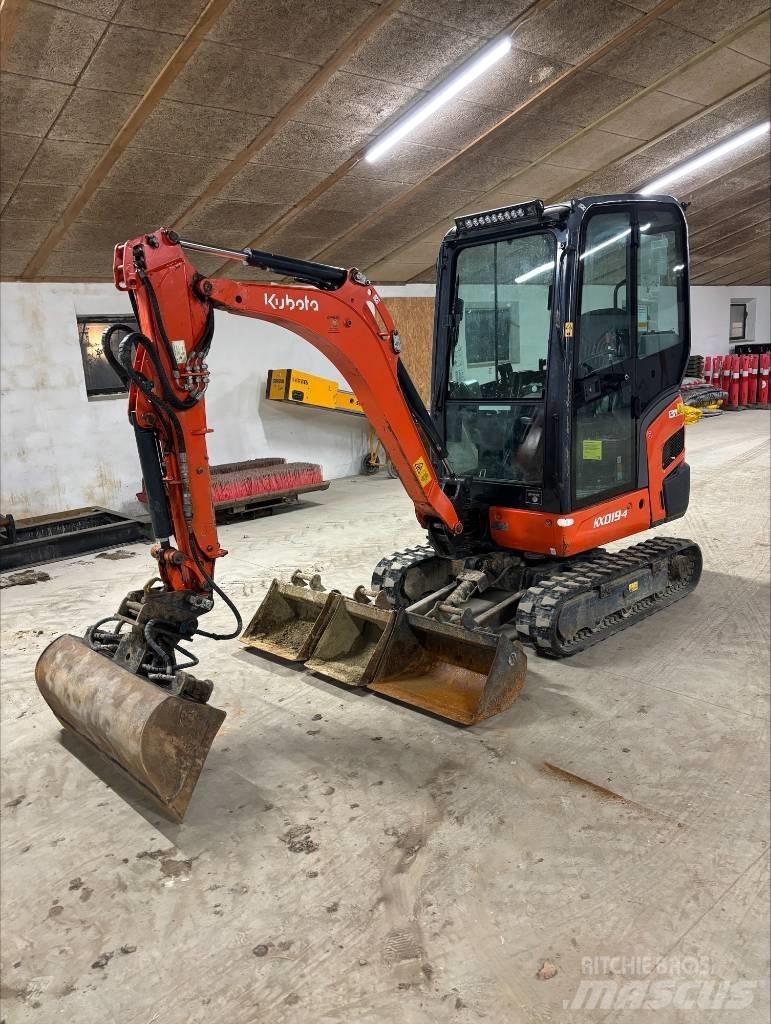 Kubota KX 19-4 Miniekskavaatorid < 7 t