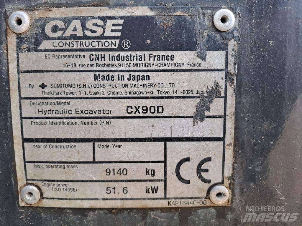 CASE CX 90 D Väikeekskavaatorid 7t-12t