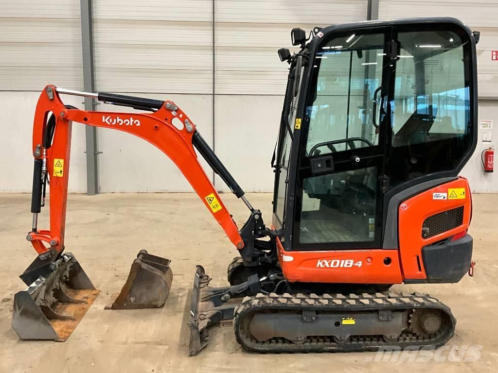 Kubota KX 018-4 Miniekskavaatorid < 7 t