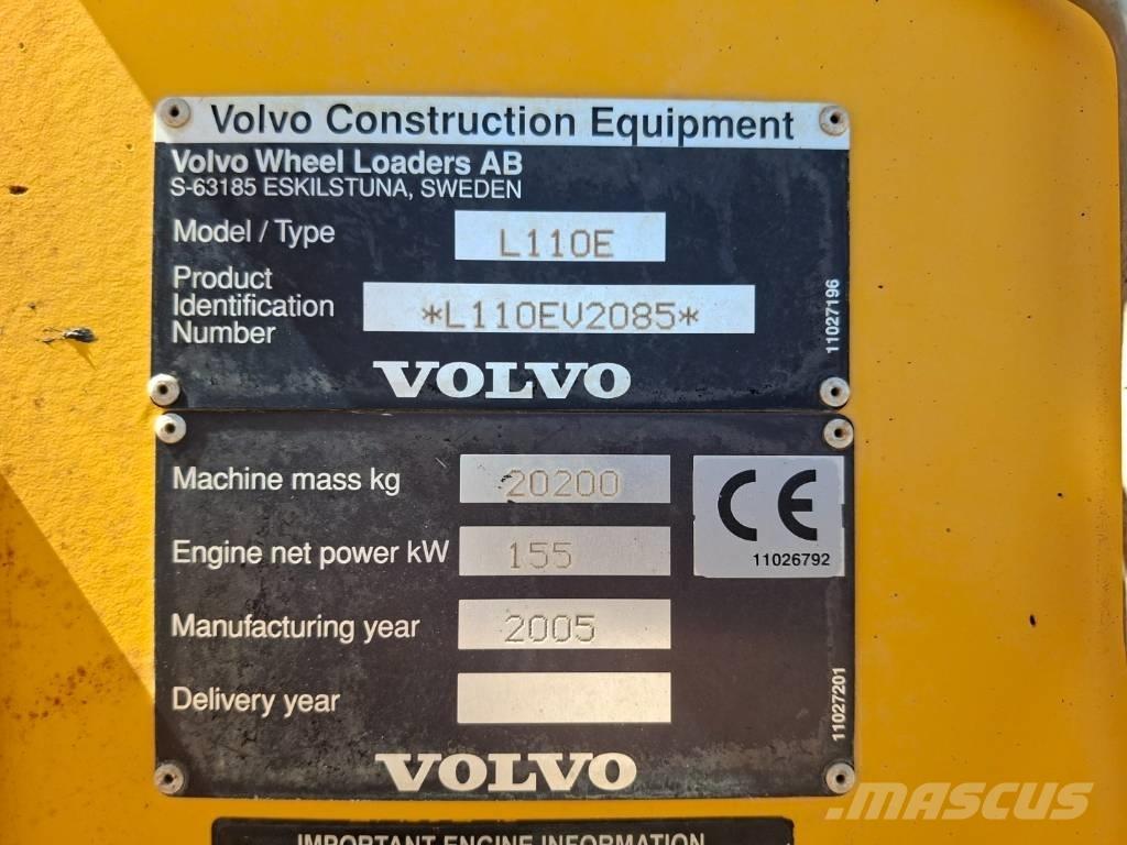 Volvo L 110 E Rataslaadurid