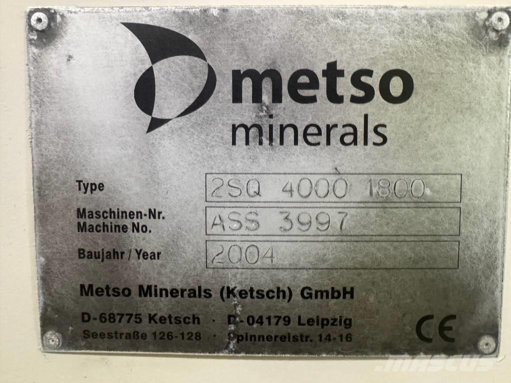 Metso 2SQ 4000 1800 Sõelad