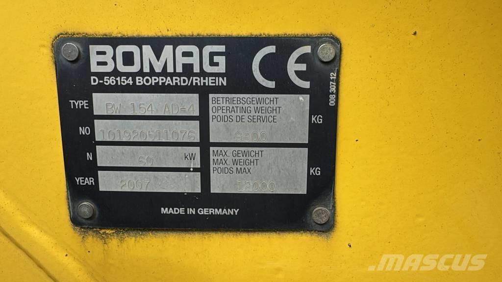 Bomag BW 154 AD-4 Tandemrullid