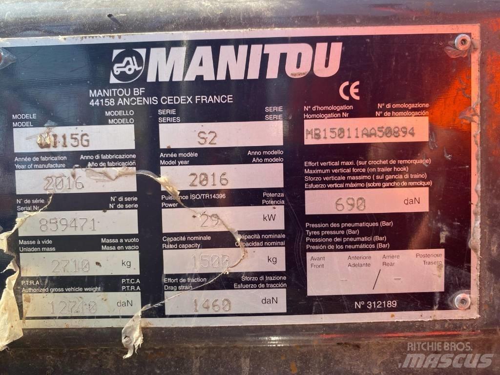 Manitou MI 15 G Gaasitõstukid