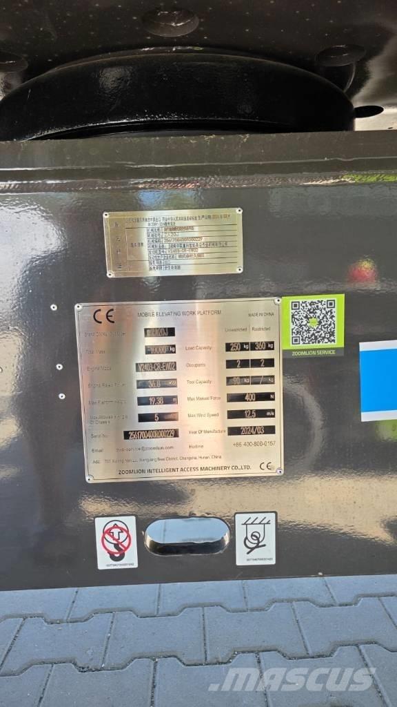 Zoomlion ZA 20 J Iseliikuvad poomtõstukid